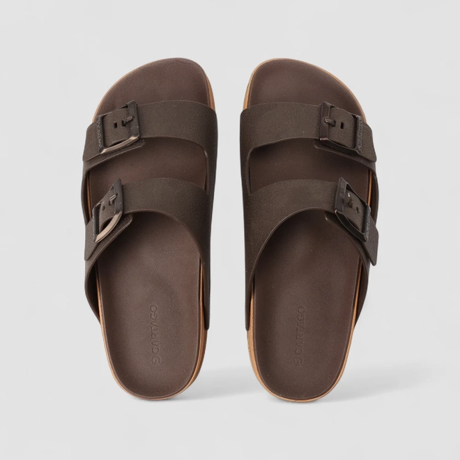 Papete Masculina Cartago Fivela Marrom