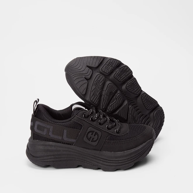 Tênis Infantil Ollie Originals Runnin Preto