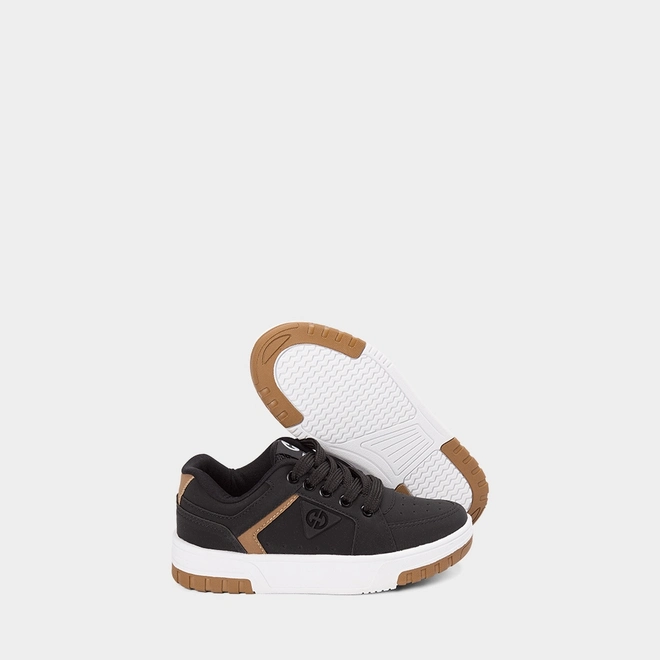 Tênis Casual Infantil Ollie Originals Nobuck Preto