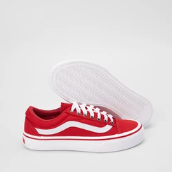 Tênis Star Feet Casual Feminino Recorte Lateral Vermelho