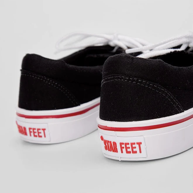 Tênis Feminino Star Feet Casual Branco & Cinza