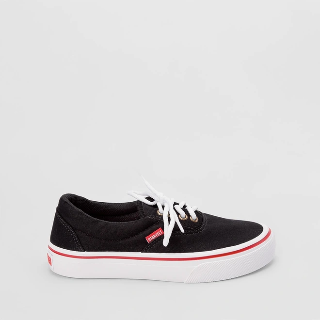 Tênis Feminino Star Feet Casual Branco & Cinza