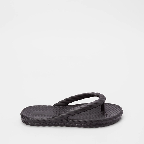 Chinelo Gabriela Textura Tressê Preto
