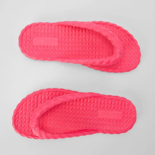 Chinelo Gabriela Textura Tressê Rosa