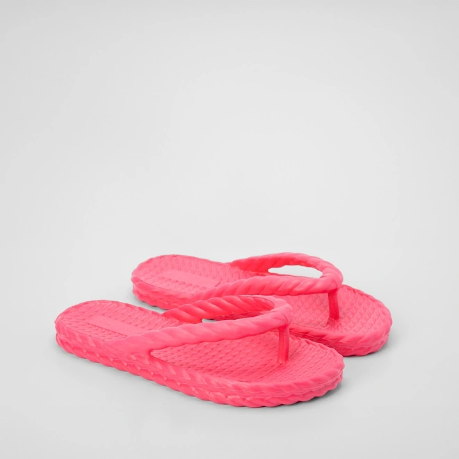 Chinelo Gabriela Textura Tressê Rosa