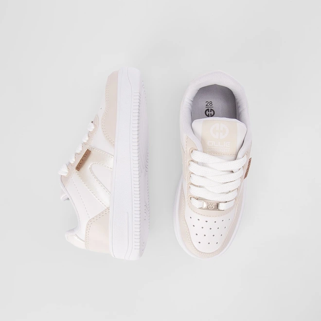 Tênis Casual Infantil Ollie Originals Street Branco