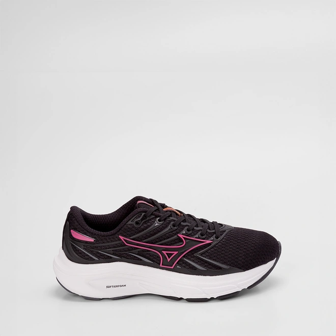 Tênis Esportivo Feminino Mizuno Jet 8 Corrida Origianal Preto & Roxo