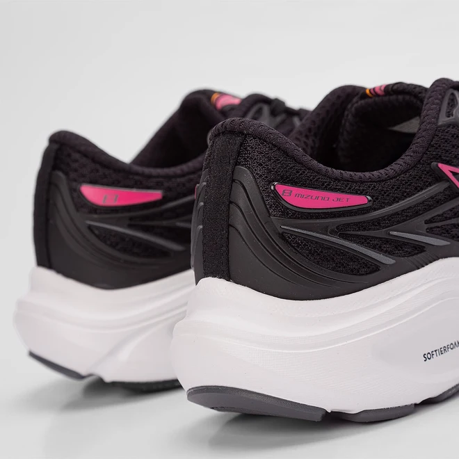 Tênis Esportivo Feminino Mizuno Jet 8 Corrida Origianal Preto & Roxo