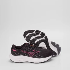 Tênis Esportivo Feminino Mizuno Jet 8 Corrida Origianal Preto & Roxo