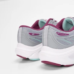 Tênis Esportivo Feminino Mizuno Jet 8 Corrida Original Cinza & Roxo