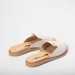 Rasteira Moleca Off White