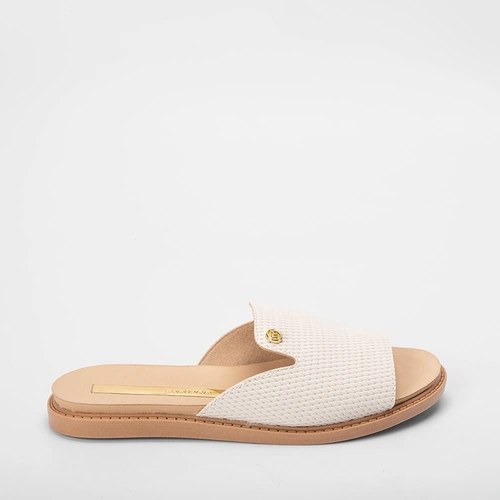 Rasteira Moleca Off White