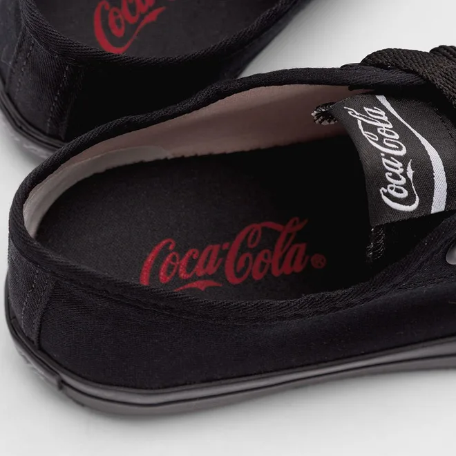Tênis Coca Cola Surplay Canvas Casual Feminino Preto