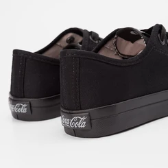 Tênis Coca Cola Surplay Canvas Casual Feminino Preto
