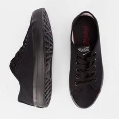 Tênis Coca Cola Surplay Canvas Casual Feminino Preto