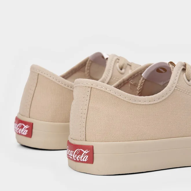 Tênis Coca Cola Stream Canvas Feminino Nude
