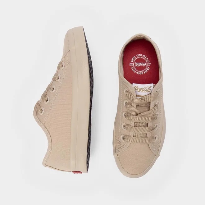 Tênis Coca Cola Stream Canvas Feminino Nude
