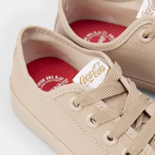 Tênis Coca Cola Stream Canvas Feminino Nude