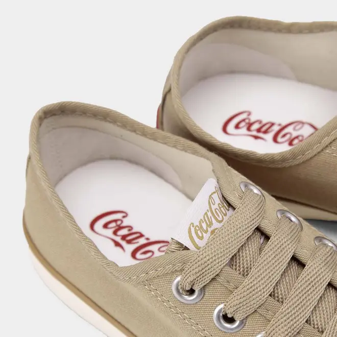 Tênis Coca Cola Stream Canvas Feminino Verde & Off White