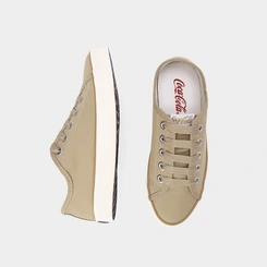 Tênis Coca Cola Stream Canvas Feminino Verde & Off White