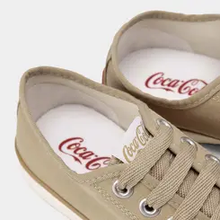 Tênis Coca Cola Stream Canvas Feminino Verde & Off White