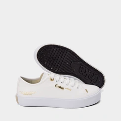 Tênis Casual Coca-Cola Flatform Branco
