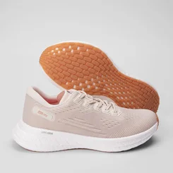 Tênis Actvitta Esportivo Feminino Light Foam Bege