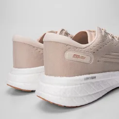 Tênis Actvitta Esportivo Feminino Light Foam Bege