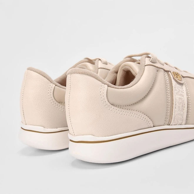 Tênis Modare Casual Detalhe Logo Lateral Bege