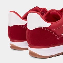 Tênis Casual Feminino Vizzano Recortes em Camurça Vermelho