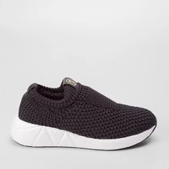 Tênis Modare Casual Feminino Knit Crochê Preto