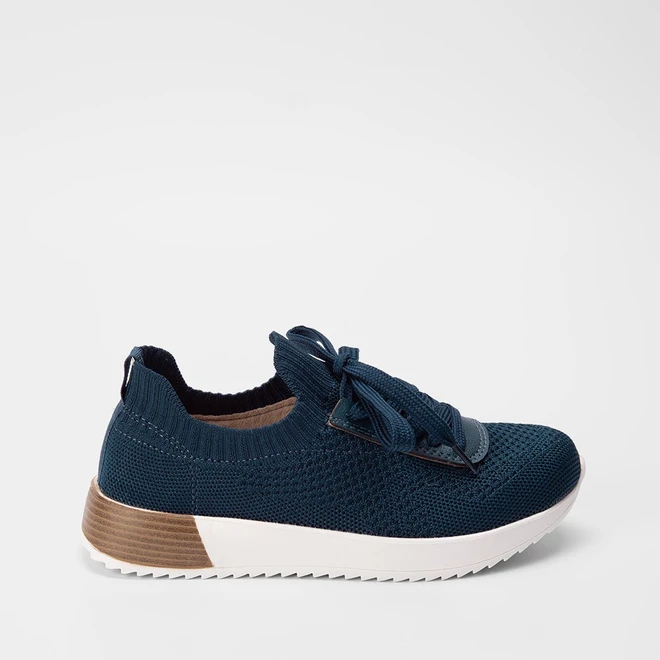 Tênis Modare Ultraconforto Casual Knit Marinho