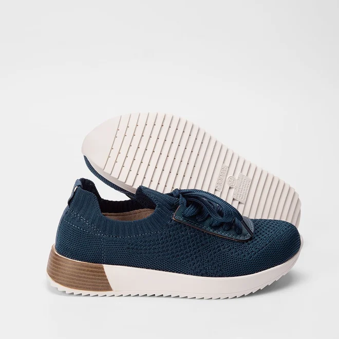 Tênis Modare Ultraconforto Casual Knit Marinho