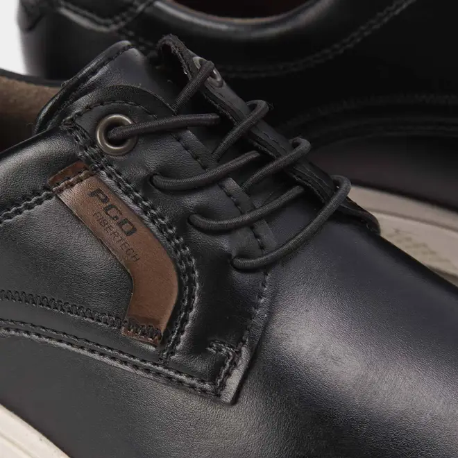 Sapato Casual Pegada Detalhe Lateral Preto