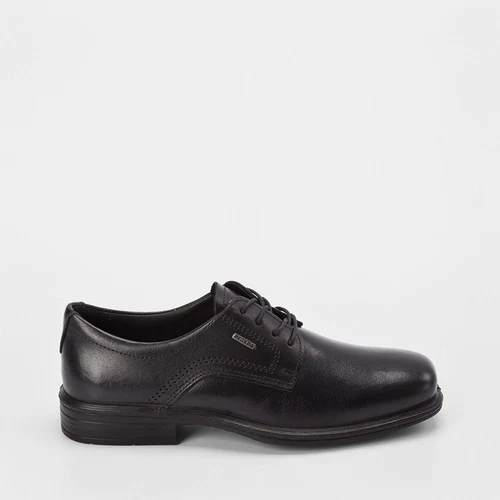 Sapato Social Pegada Pespontos Couro Preto