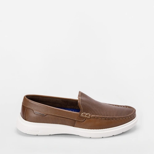 Mocassim Pegada Perfuros Marrom