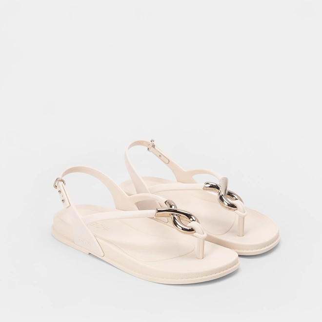 Sandália Grendha Musa Flatform Off White