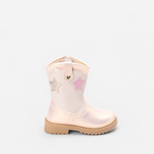 Bota Montaria Bebê Gabrielinha Country Star Rosa