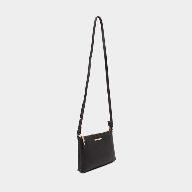 Bolsa Transversal Pequena Gabriela Preto