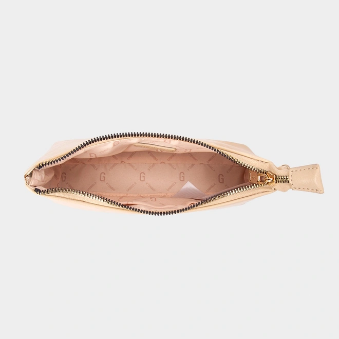 Bolsa Hobo Média Gabriela Detalhe Esfera Marfim