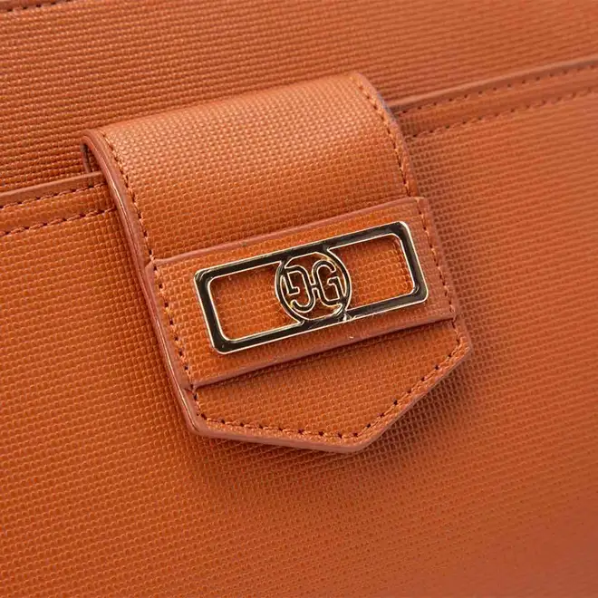 Bolsa Camera Bag Gabriela Média Transversal Caramelo