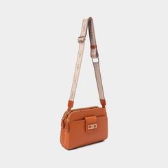 Bolsa Camera Bag Gabriela Média Transversal Caramelo