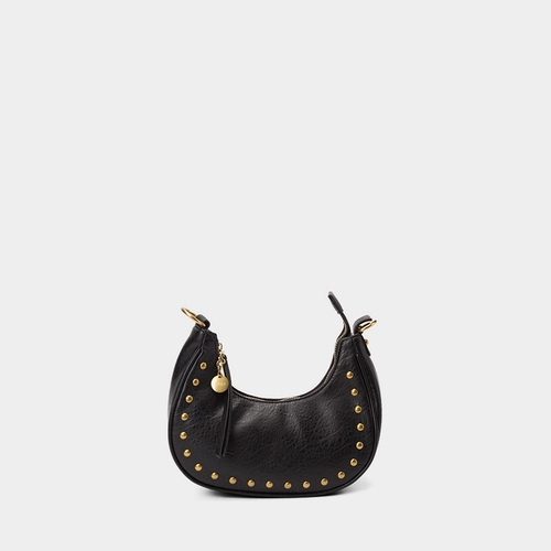 Bolsa Gabriela Detalhe Tachas Preto