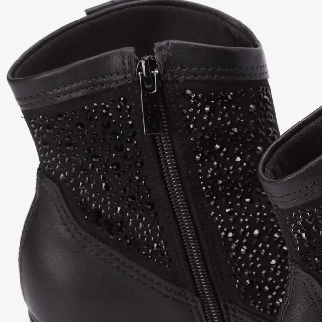 Ankle Boot Dakota Salto Médio Country Glam Preto