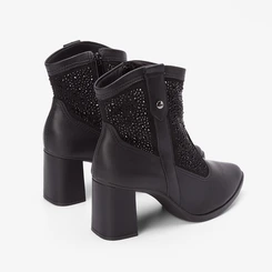 Ankle Boot Dakota Salto Médio Country Glam Preto