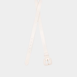 Cinto Gabriela Croco Fivela Off White