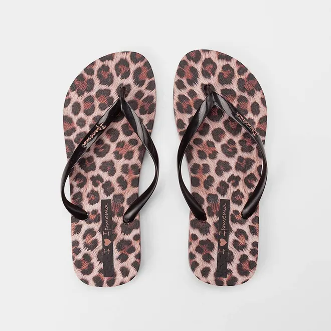 Chinelo Feminino Ipanema Trendy Print Onça Multicolor