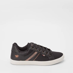 Tênis Masculino Polo Energy Recorte Lateral Preto
