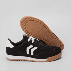 Tênis Via Marte Casual Feminino Detalhe Lateral Preto