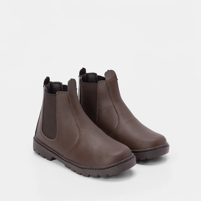 Bota Chelsea Infantil Vertus Marrom